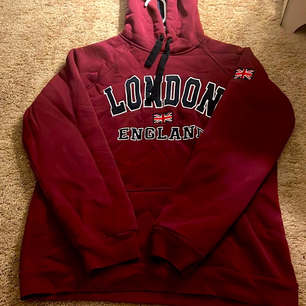 Burgundy London Sweatshirt